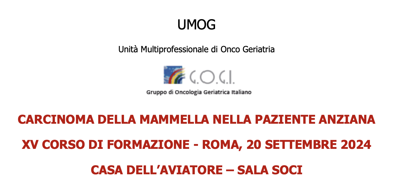 Il carcinoma della mammella nella paziente anziana